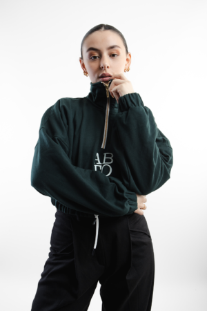 CHAQUETA MUJER DEPORTIVA CORTA ESTELA VERDE