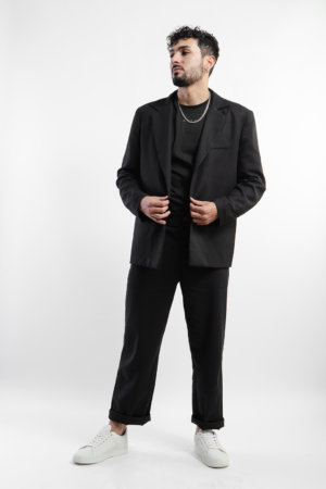 PANTALÓN HOMBRE SASTRE NAMI NEGRO