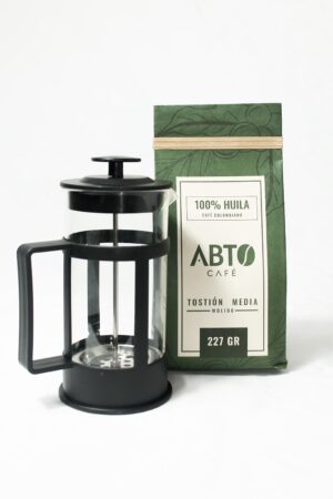 ABETO CAFÉ 227 G + PRENSA PLÁSTICA DE 350 ML