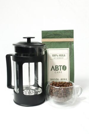 ABETO CAFÉ 227 G + PRENSA PLÁSTICA DE 600 ML